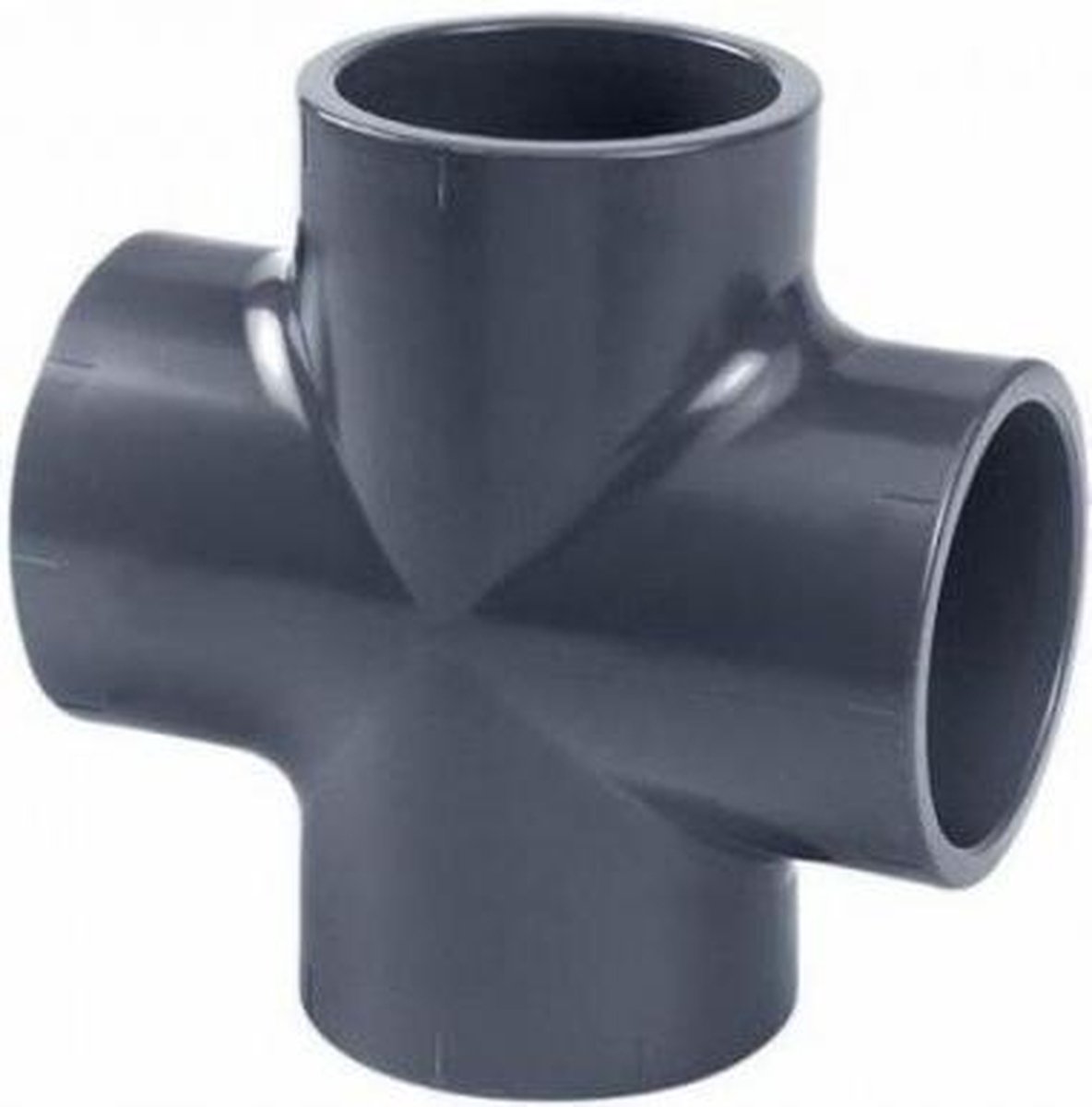 PVC Kruisstuk - Koppelstuk zwembad - Koppeldeel - 16 bar (PN16) | 32 mm